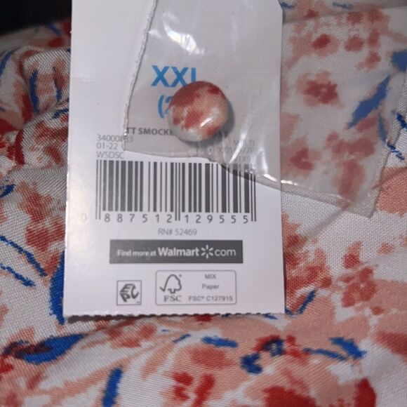 ✨ Time and Tru Women's Smocked Button Front Top✨ - Picture 6 of 7